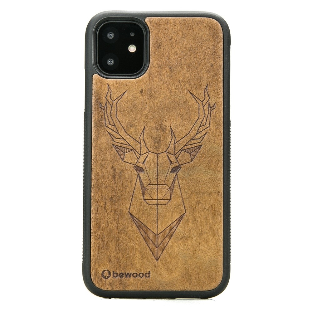Holzhülle Für Iphone 11 Imbuia Deer