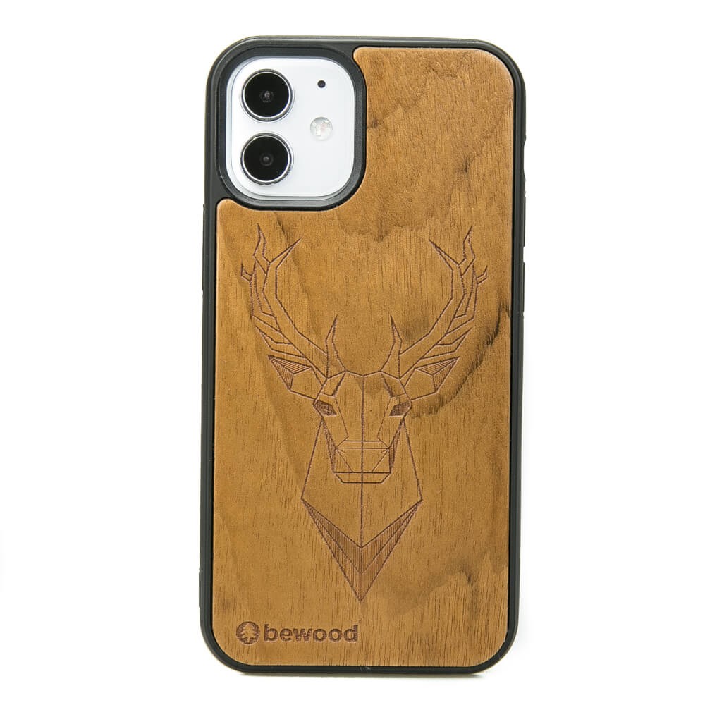 Holzhülle Für Iphone 12 Mini Imbuia Deer