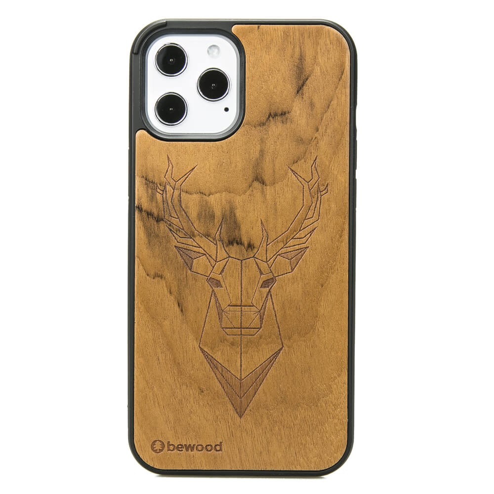 Holzhülle Für Iphone 12 Pro Max Imbuia Deer