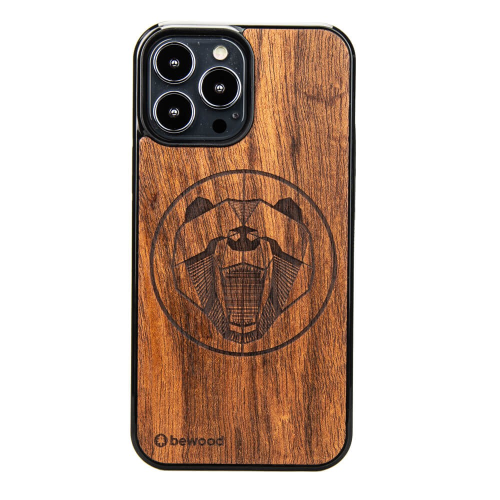 Holzhülle Für Iphone 13 Pro Max Merbau Bär
