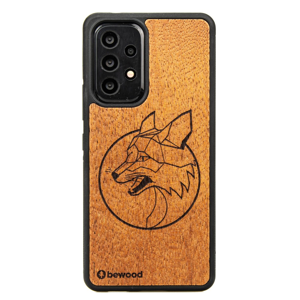 Holzhülle Für Samsung Galaxy A73 5g Lis Merbau