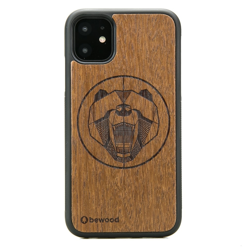 Holzhülle Für Iphone 11 Merbau Bär