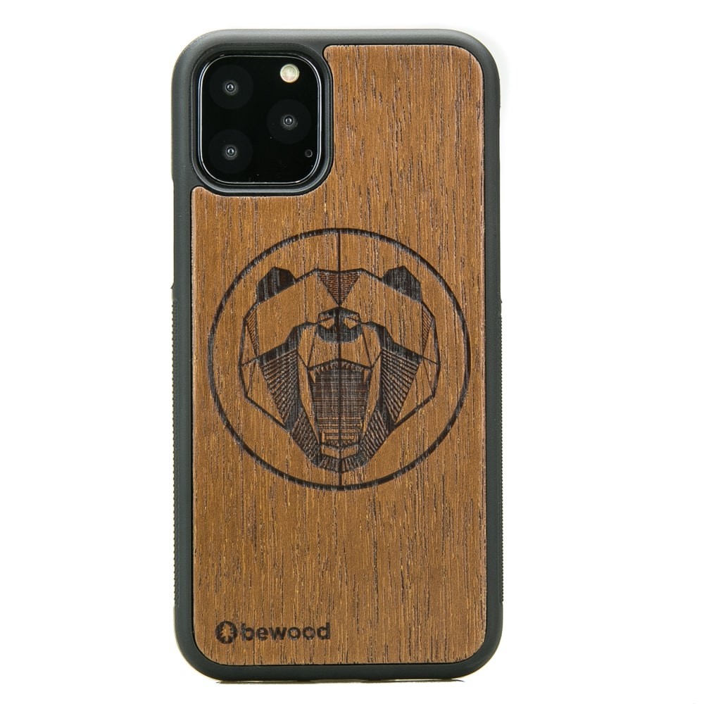 Holzhülle Für Iphone 11 Pro Merbau Bär
