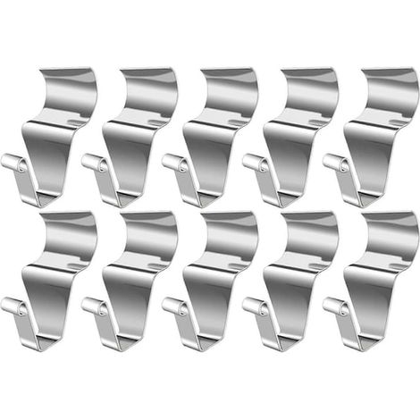 Set Mit 10 Praktischen Wandhaken Und Multifunktionalen Handtuchhaken Aus Edelstahl