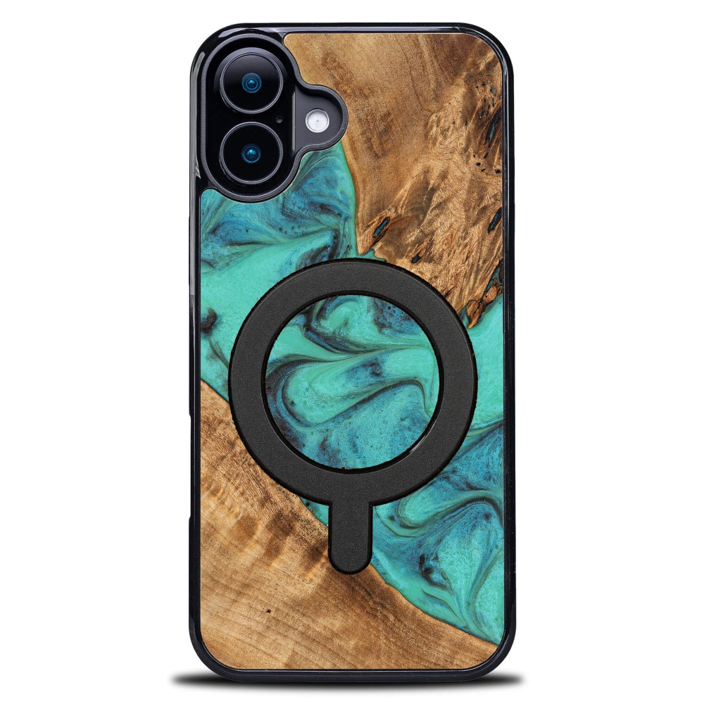 Bewood Unique Case Für Iphone 16 Plus - Türkis Mit Magsafe