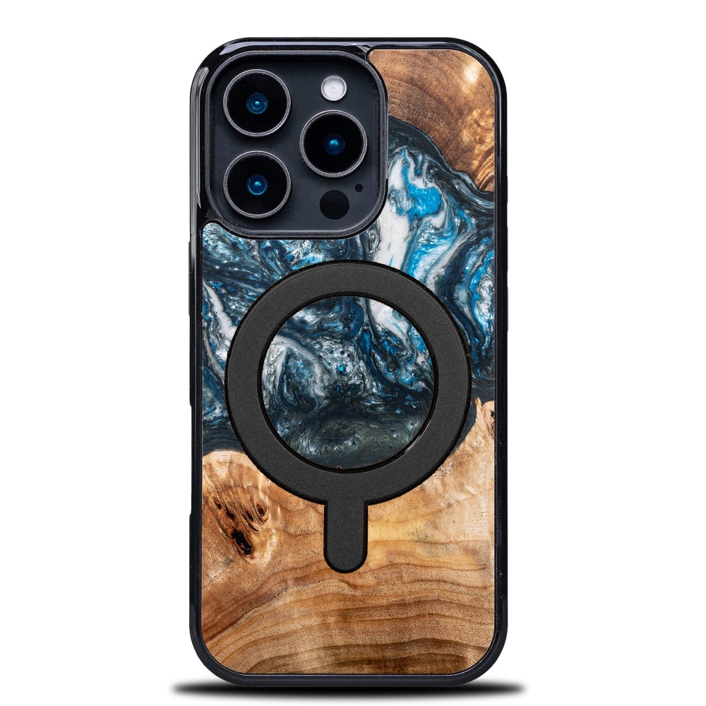 Bewood Unique Case Für Iphone 16 Pro – Planeten – Erde Mit Magsafe