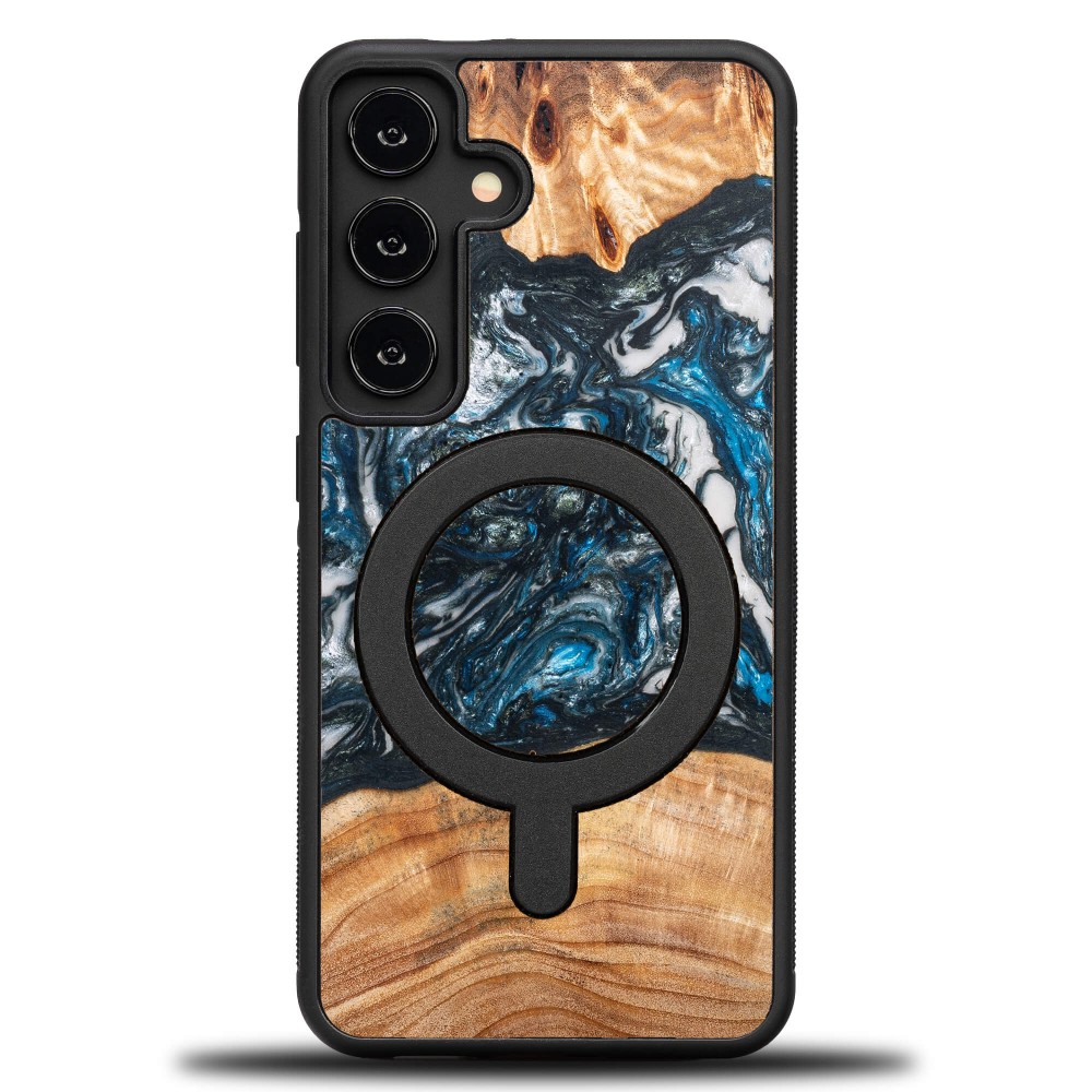 Bewood Unique Case Für Samsung Galaxy S25 – Planeten – Erde Mit Magsafe