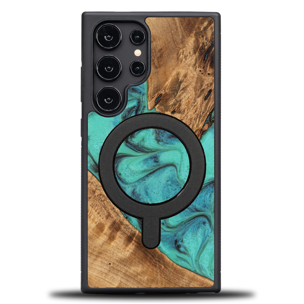 Bewood Unique Case Für Samsung Galaxy S25 Ultra - Türkis Mit Magsafe