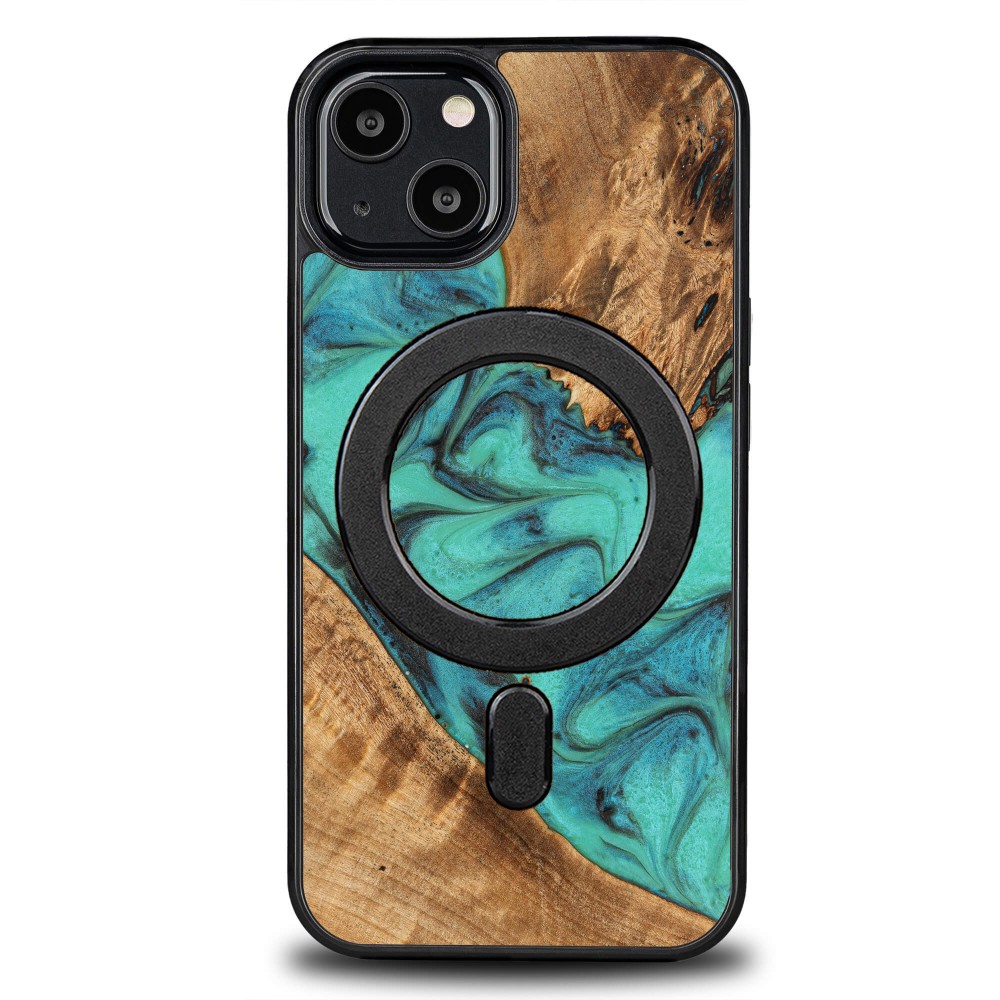 Bewood Unique Case Für Iphone 13 - Türkis Mit Magsafe