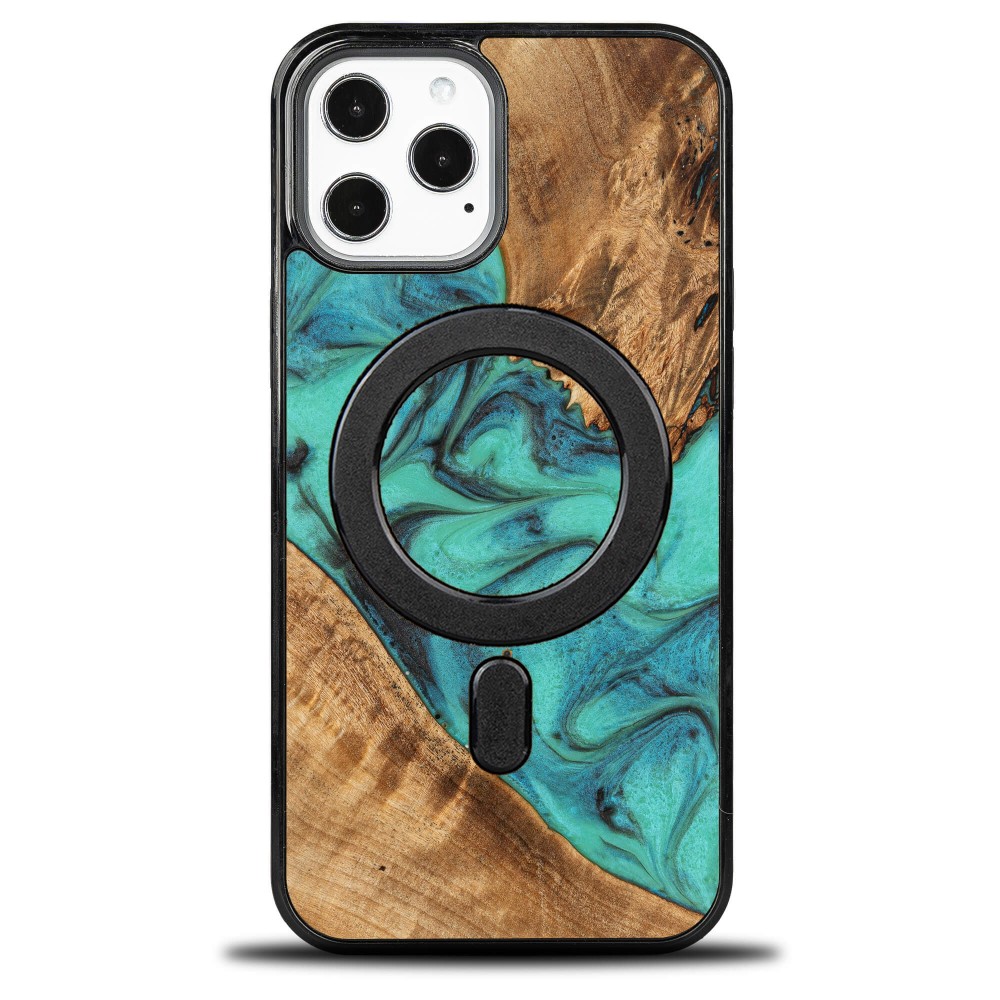 Bewood Unique Case Für Iphone 12 Pro Max – Türkis Mit Magsafe