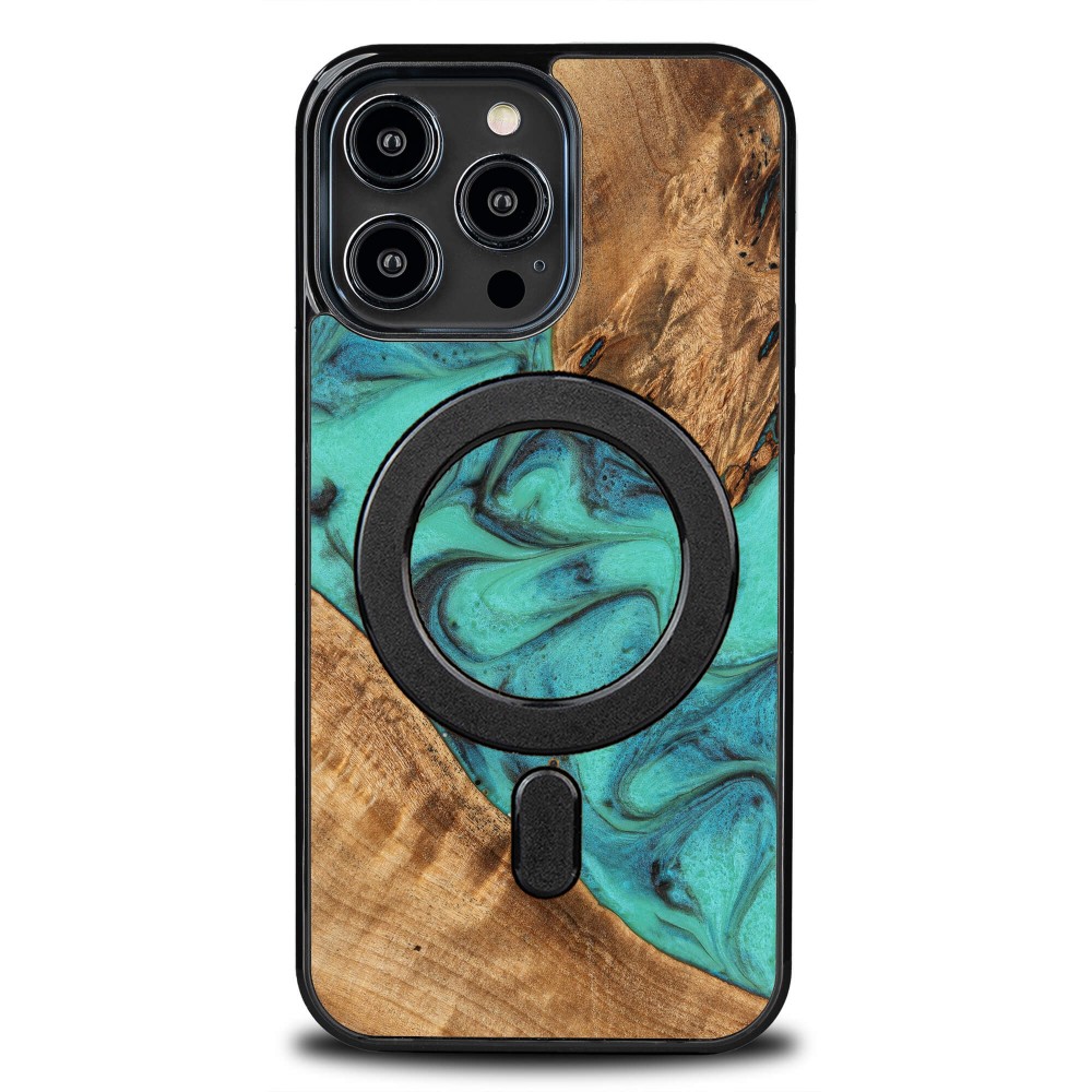 Bewood Unique Case Für Iphone 15 Pro Max - Türkis Mit Magsafe