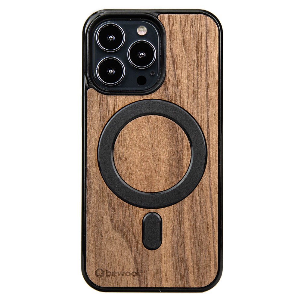 Bewood Holzhülle Für Iphone 13 Pro Amerikanischer Nussbaum Magsafe