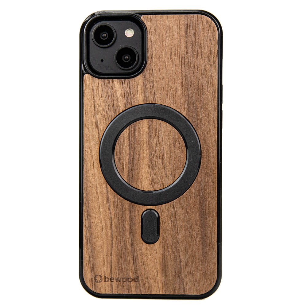 Bewood Holzhülle Für Iphone 14 Plus Amerikanischer Nussbaum Magsafe