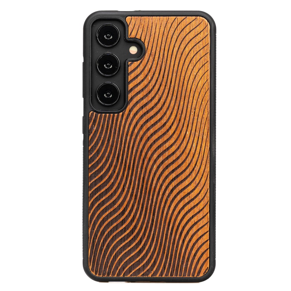 Bewood Holzhülle Für Samsung Galaxy S24 Waves Merbau