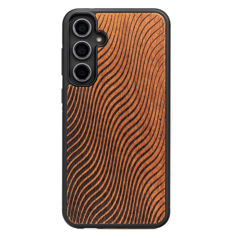 Bewood Holzhülle Für Samsung Galaxy S23 Fe Waves Merbau