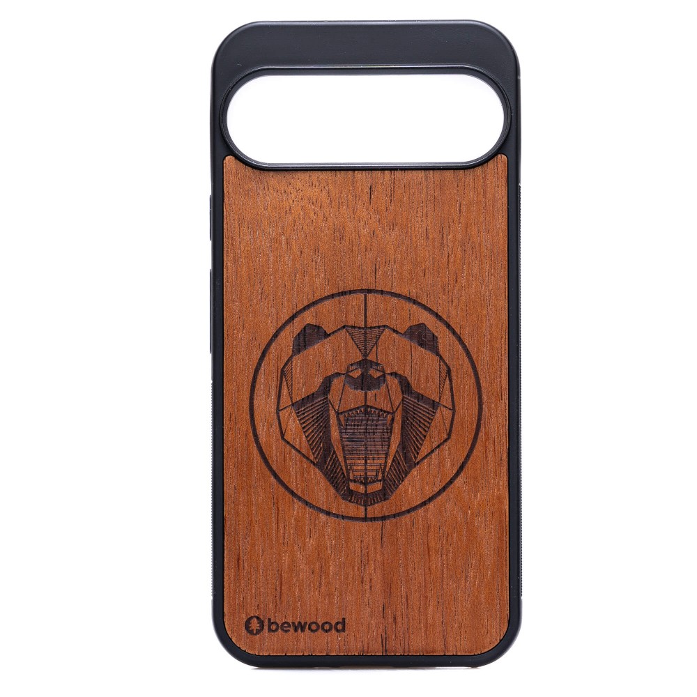 Bewood Holzhülle Für Google Pixel 9 Pro Xl Merbau Bear