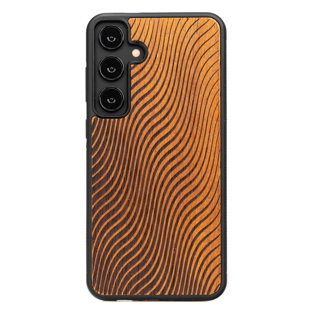 Bewood Holzhülle Für Samsung Galaxy S25 Plus Waves Merbau