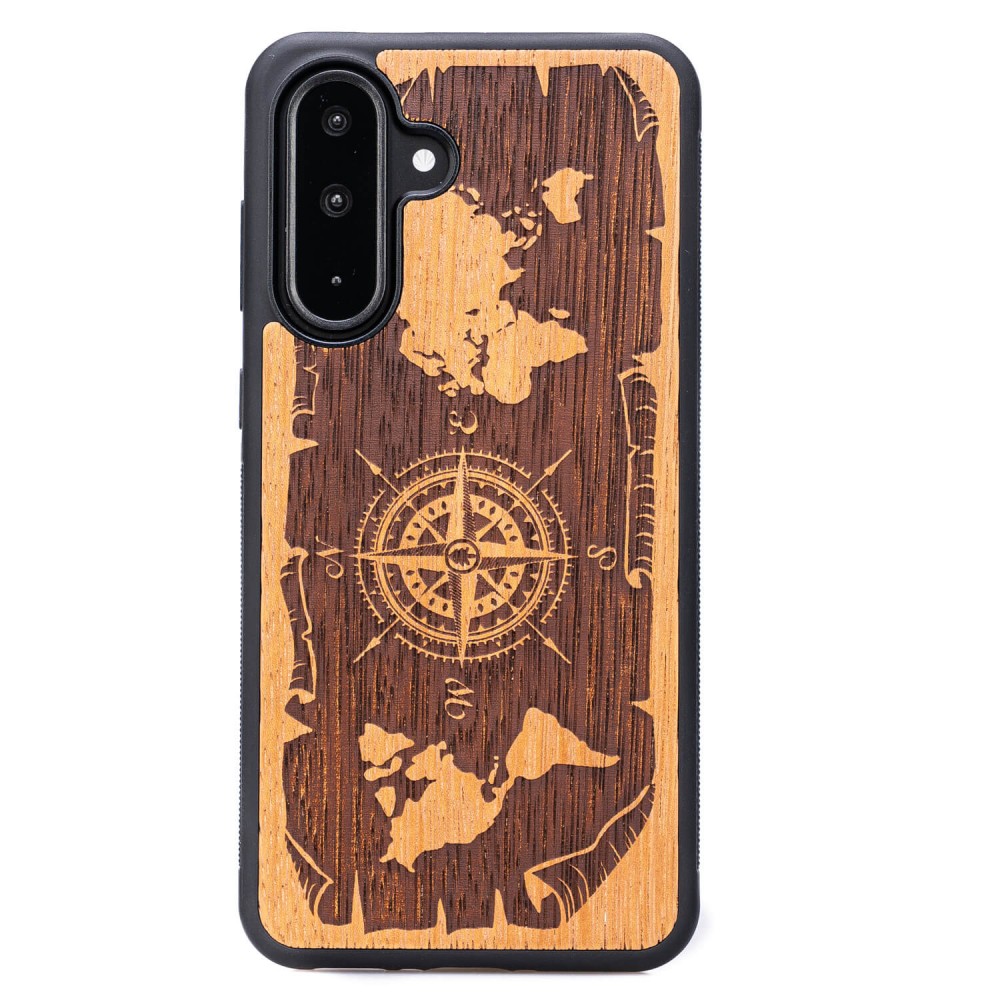 Bewood Holzhülle Für Samsung Galaxy A26 5g Wind Rose Merbau