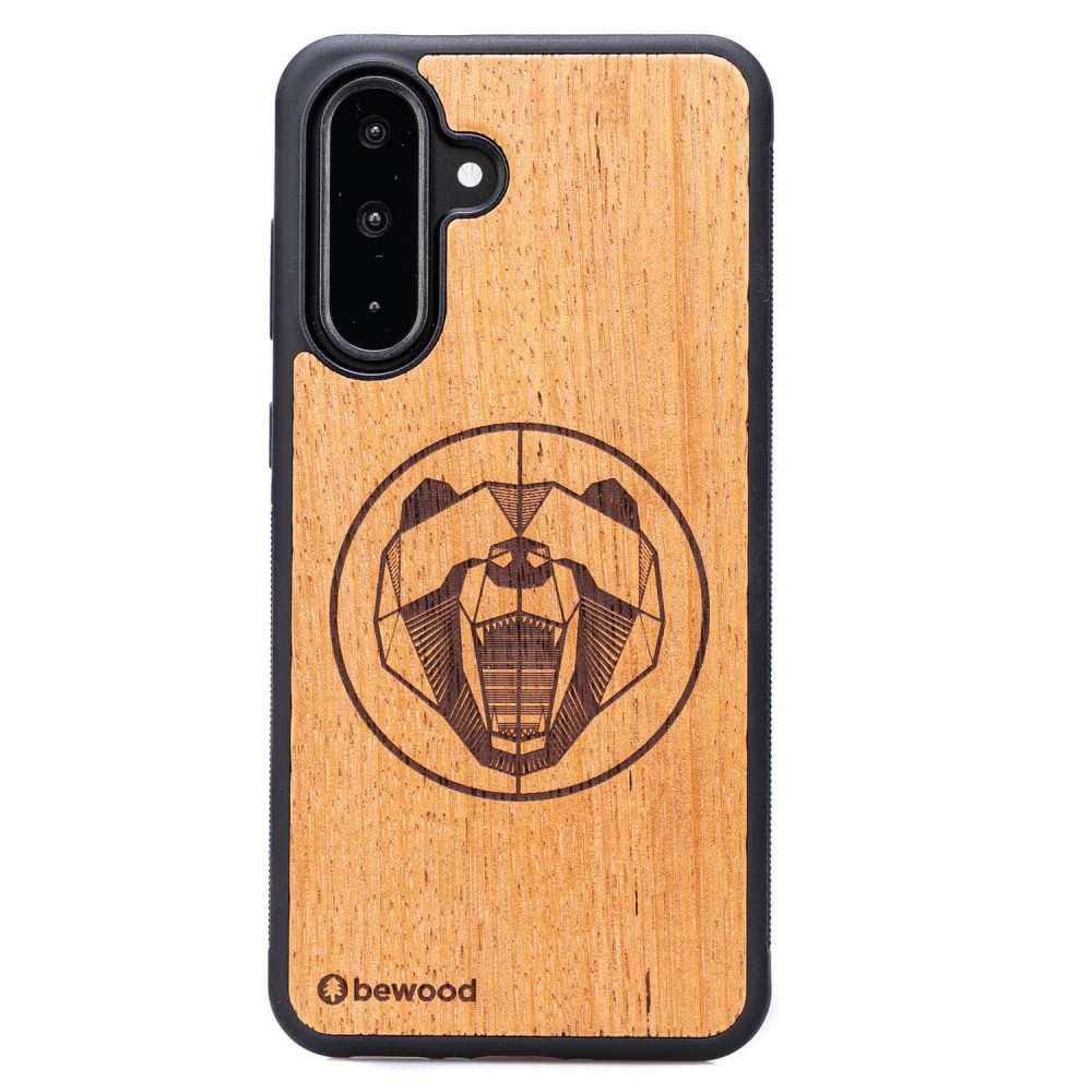 Bewood Holzhülle Für Samsung Galaxy A26 5g Merbau Bear