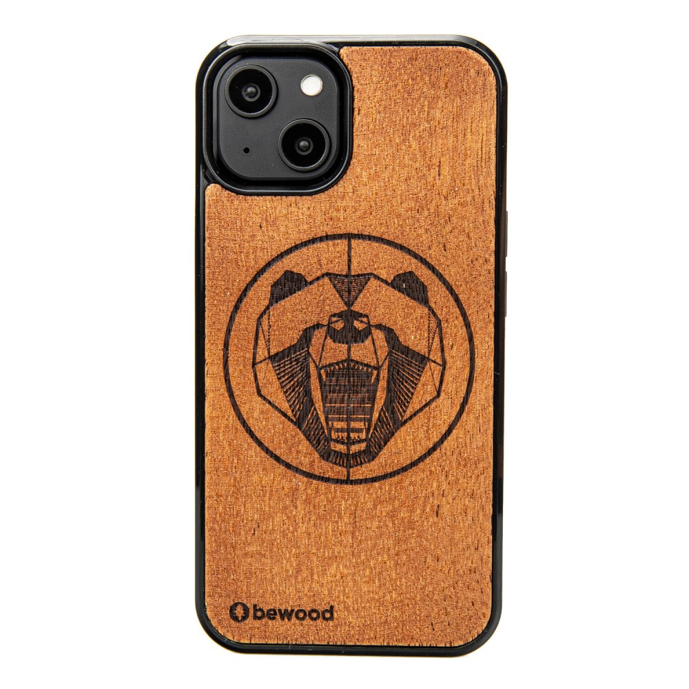 Bewood Holzhülle Für Iphone 14 Merbau Bear