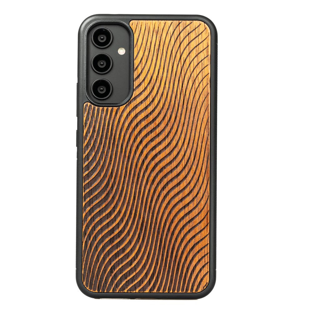 Bewood Holzhülle Für Samsung Galaxy A34 5g Waves Merbau