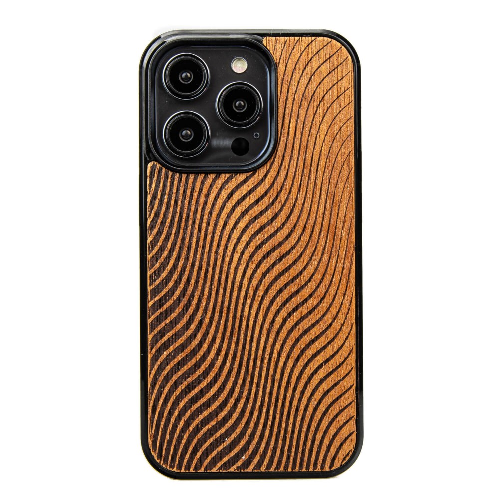 Bewood Holzhülle Für Iphone 15 Pro Waves Merbau