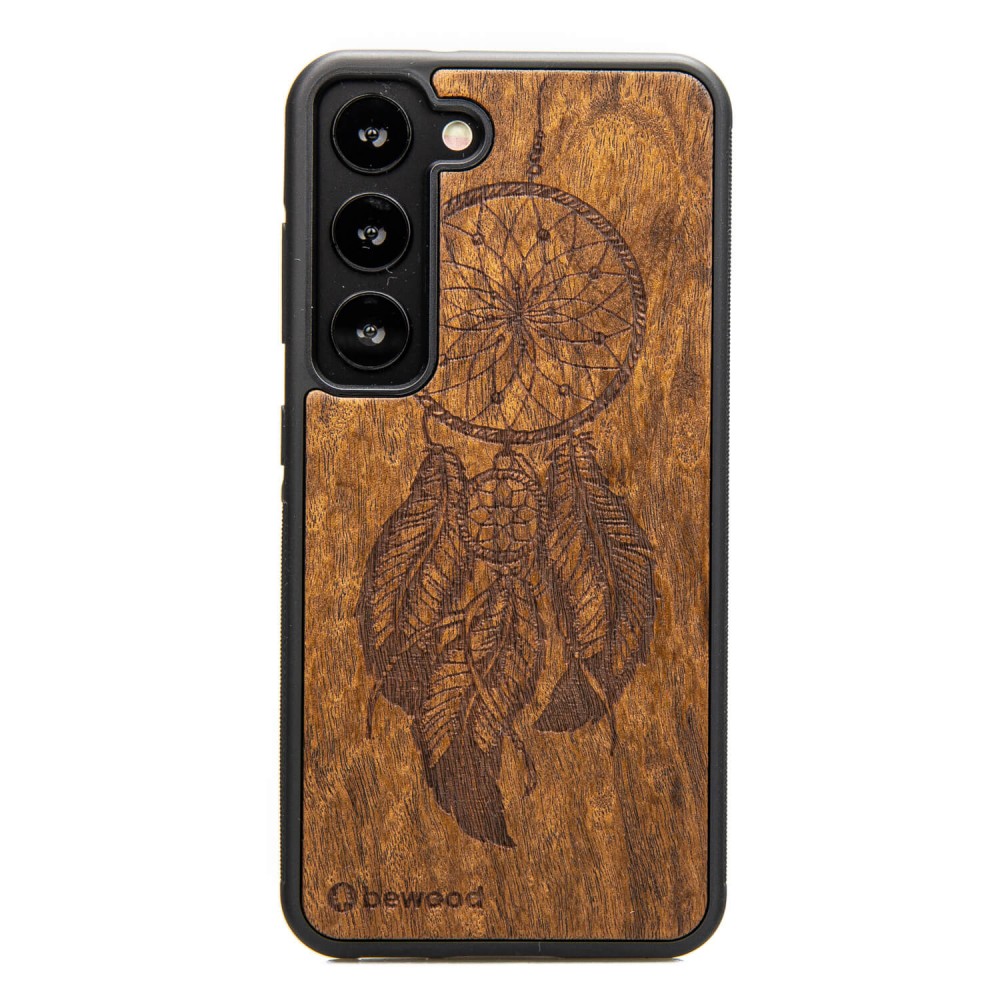 Bewood Holzhülle Für Samsung Galaxy S23 Dreamcatcher Imbuia