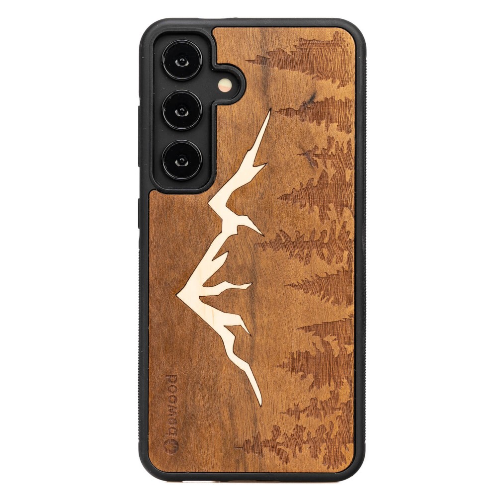 Bewood Holzhülle Für Samsung Galaxy S24 Imbuia Mountains