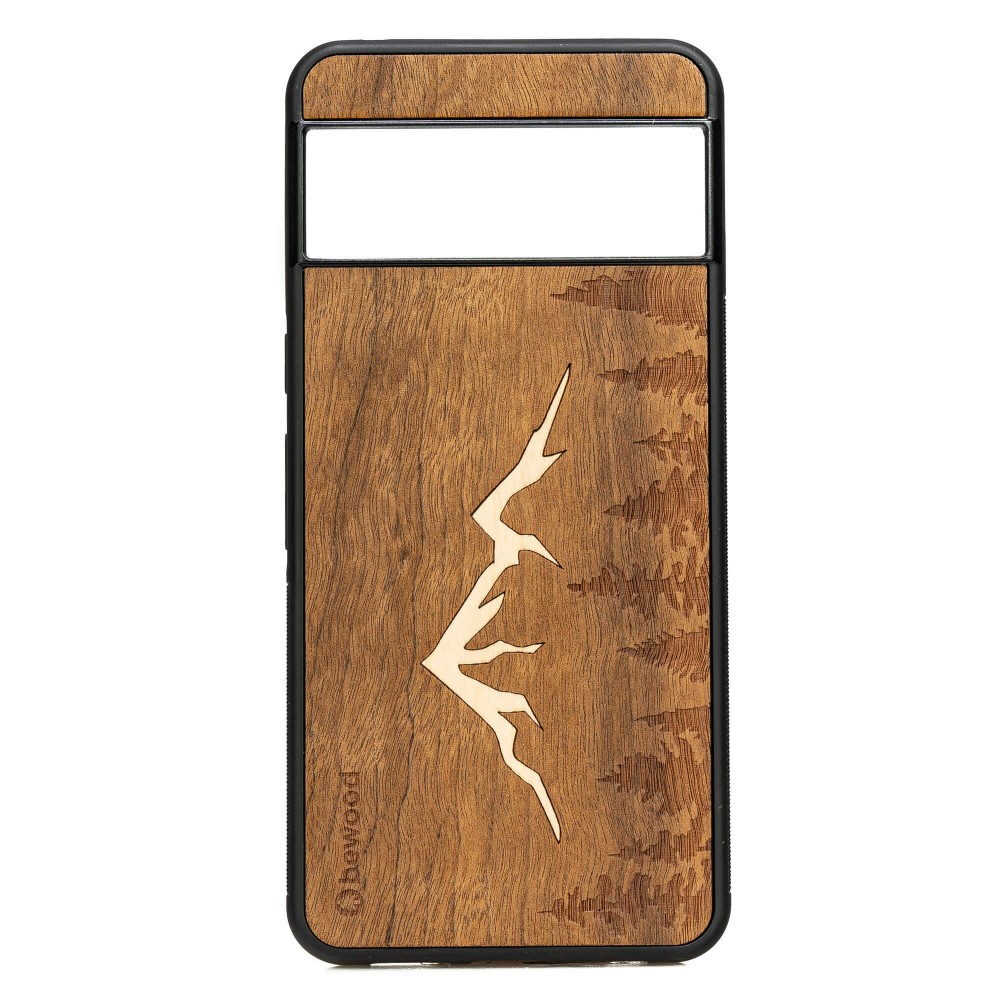 Bewood Holzhülle Für Google Pixel 8 Pro Mountains Imbuia