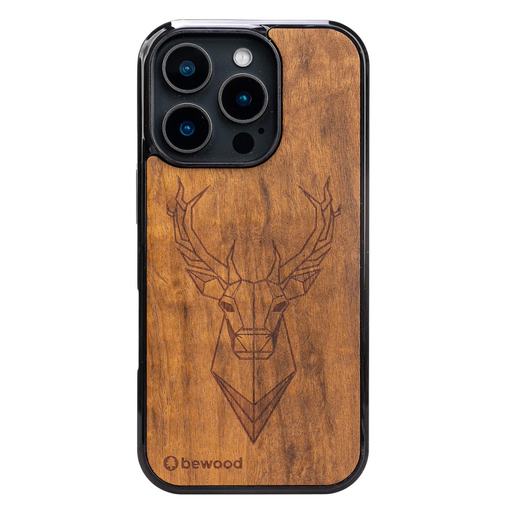 Bewood Holzhülle Für Iphone 16 Pro Imbuia Deer