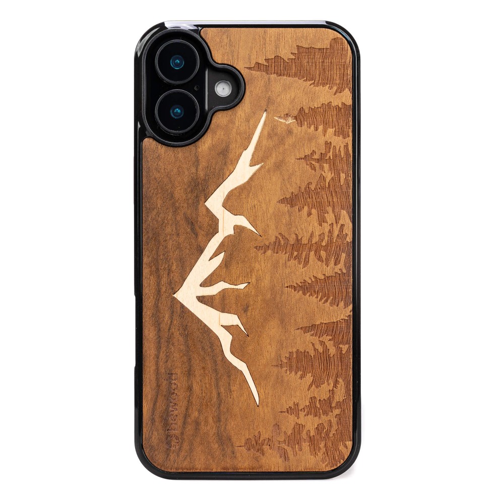 Bewood Holzhülle Für Iphone 16 Plus Mountains Imbuia