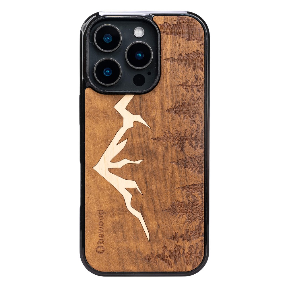 Bewood Holzhülle Für Iphone 16 Pro Mountains Imbuia