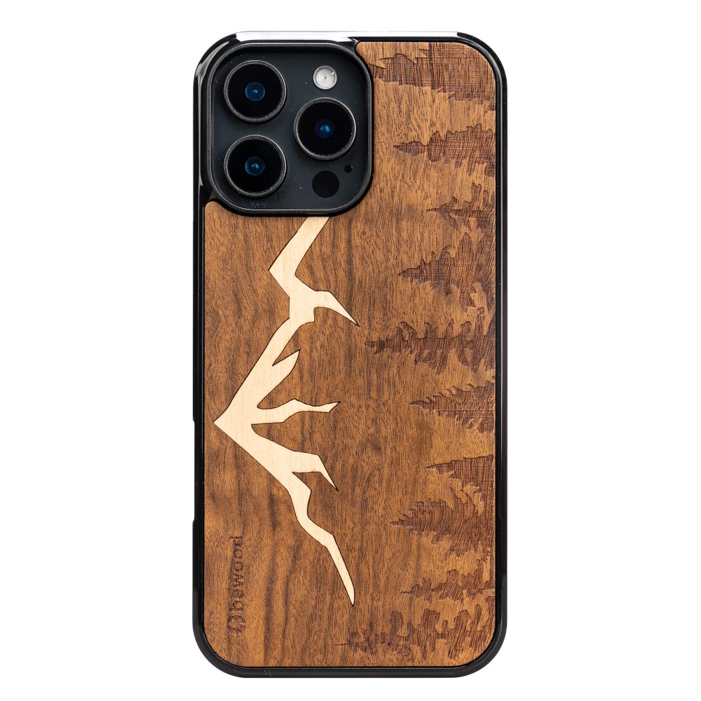 Bewood Holzhülle Für Iphone 16 Pro Max Mountains Imbuia