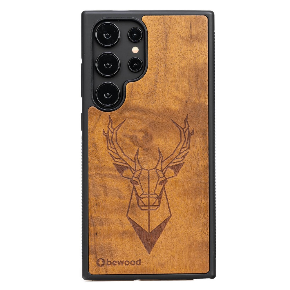 Bewood Holzhülle Für Samsung Galaxy S25 Ultra Imbuia Deer