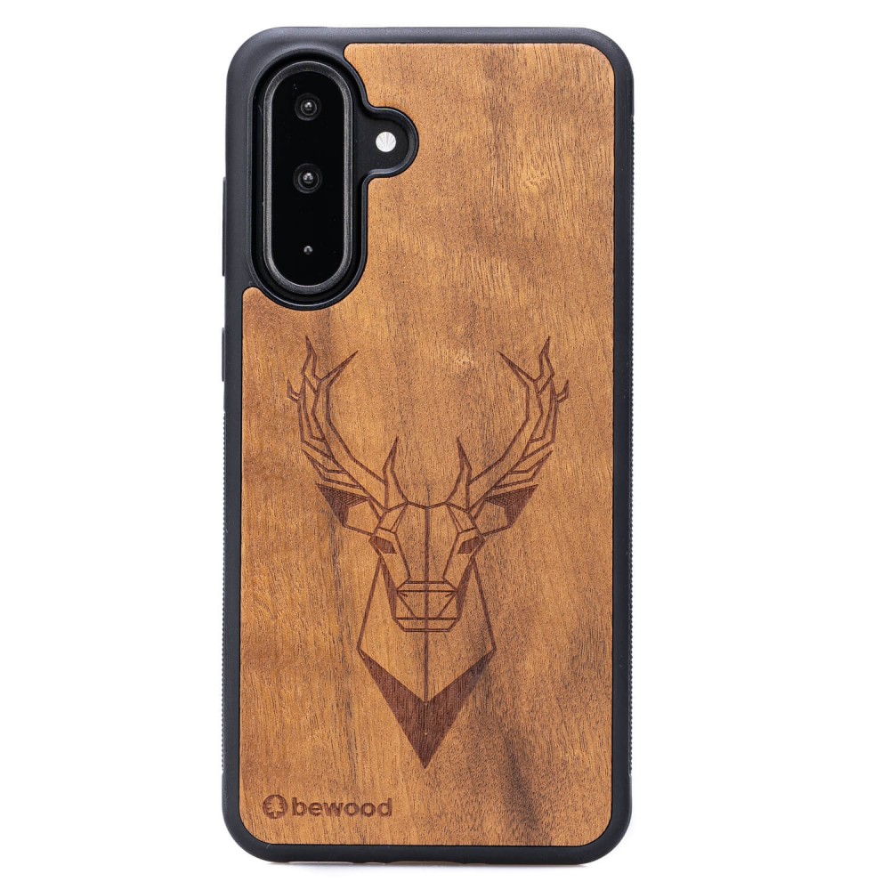 Bewood Holzhülle Für Samsung Galaxy A56 5g Imbuia Deer