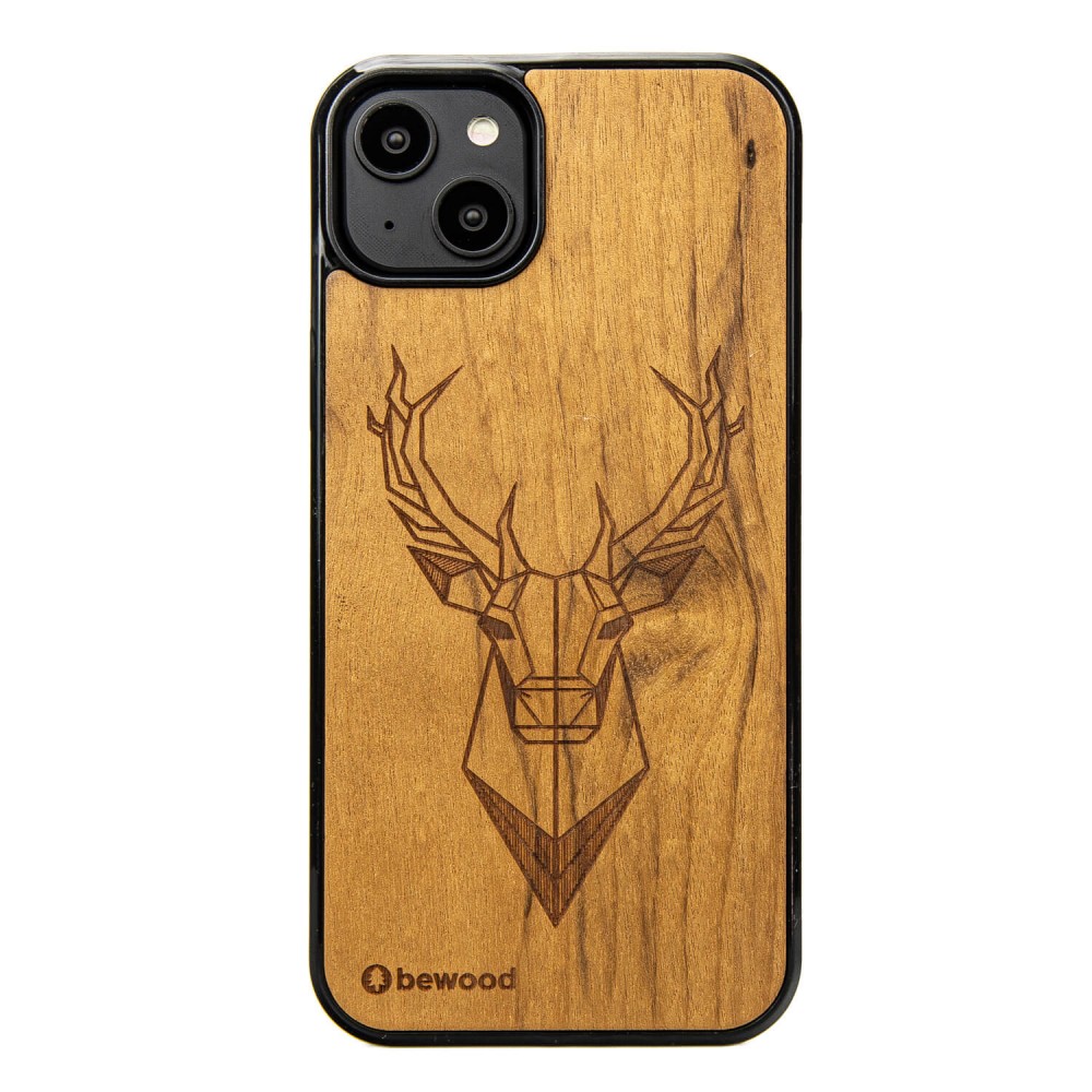 Bewood Holzhülle Für Iphone 14 Plus Imbuia Deer