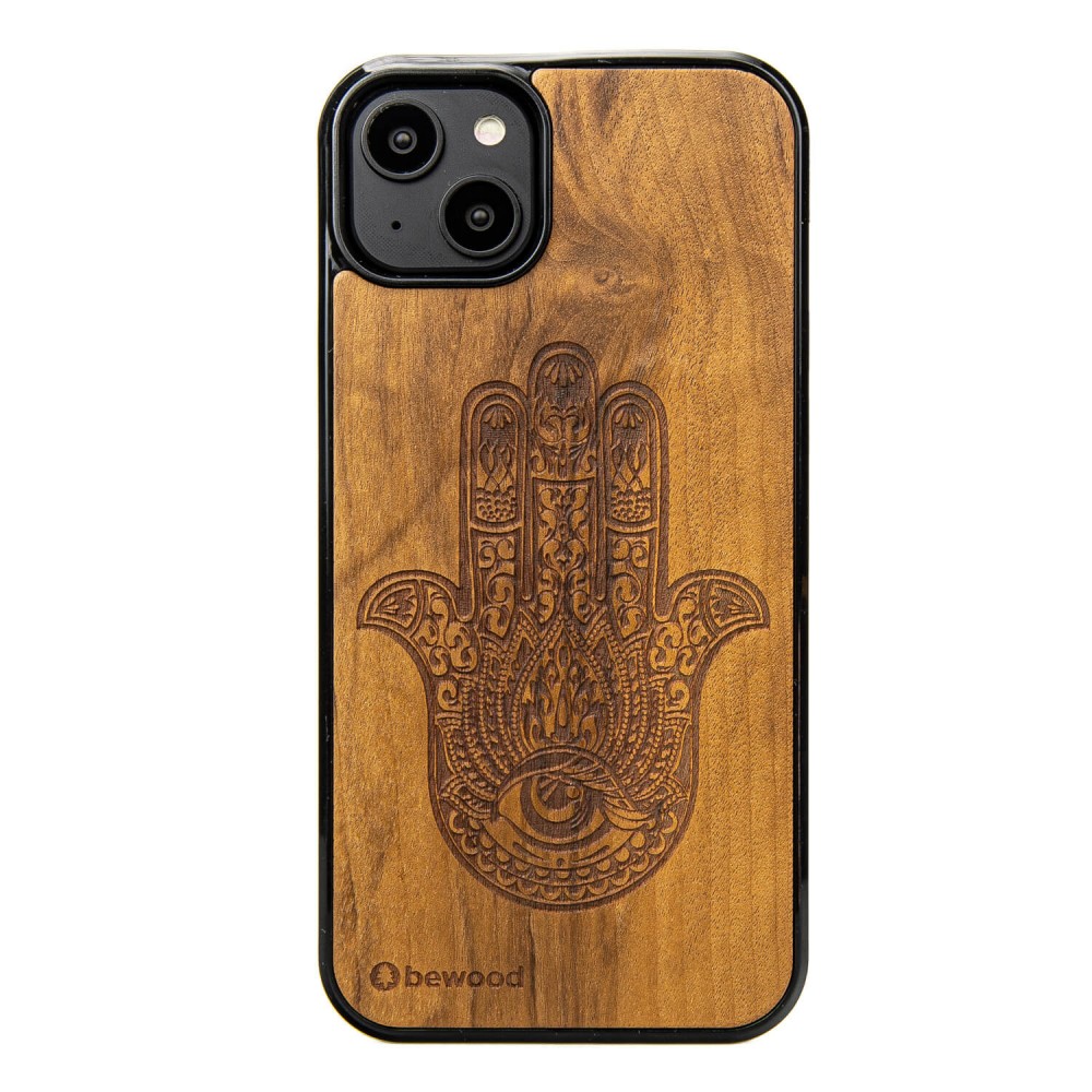 Bewood Holzhülle Für Iphone 14 Plus Hamsa Imbuia