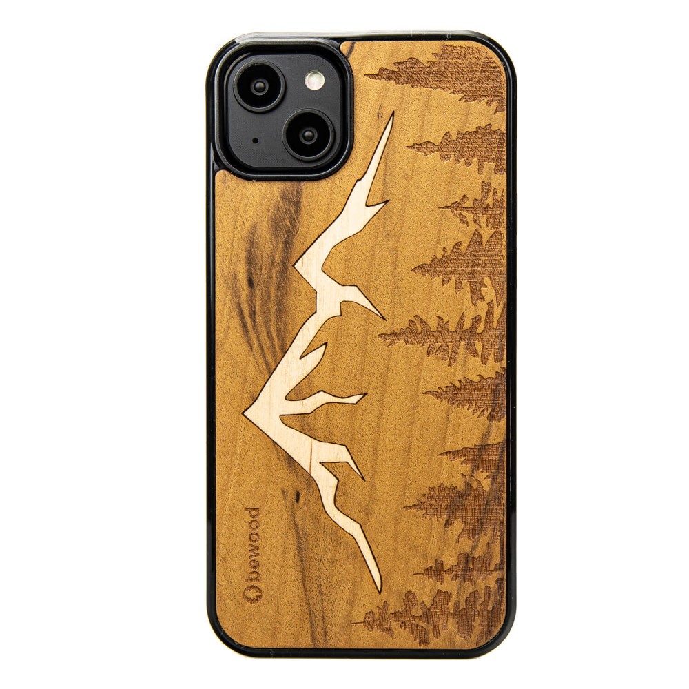 Bewood Holzhülle Für Iphone 14 Plus Imbuia Mountains