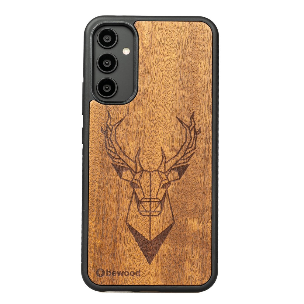 Bewood Holzhülle Für Samsung Galaxy A34 5g Imbuia Deer