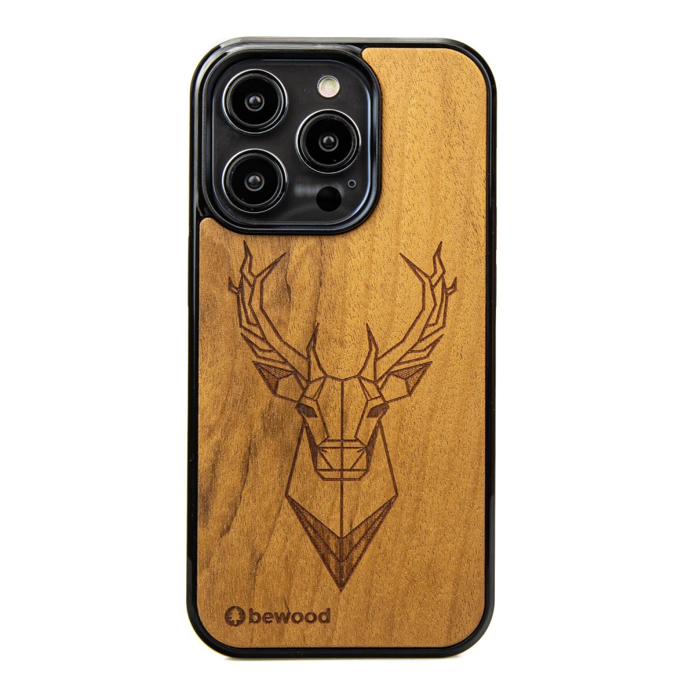 Bewood Holzhülle Für Iphone 15 Pro Imbuia Deer