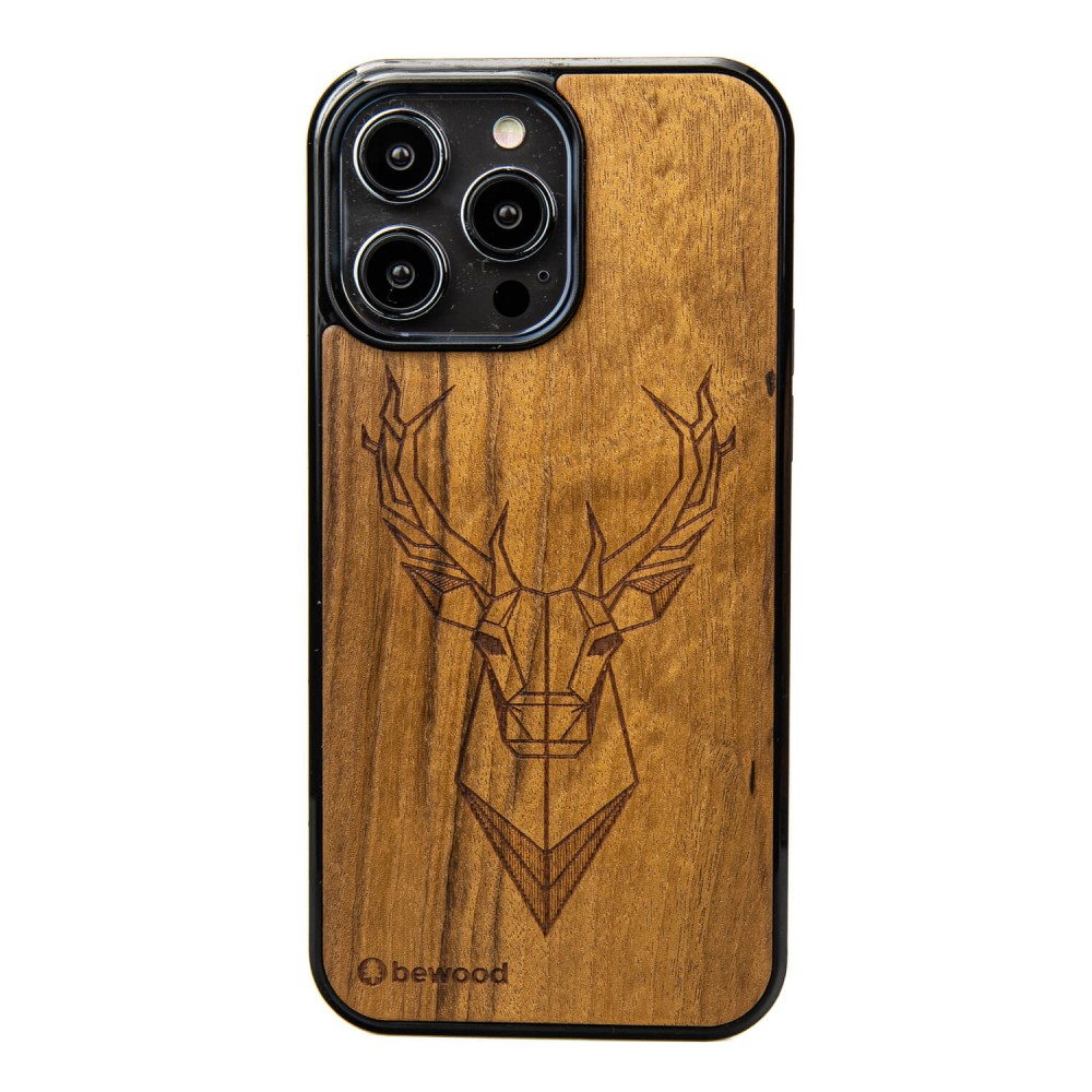 Bewood Holzhülle Für Iphone 15 Pro Max Imbuia Deer