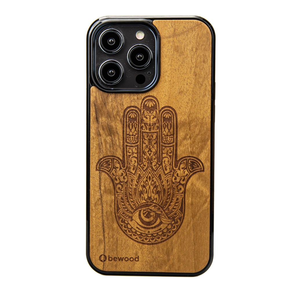 Bewood Holzhülle Für Iphone 15 Pro Max Hamsa Imbuia