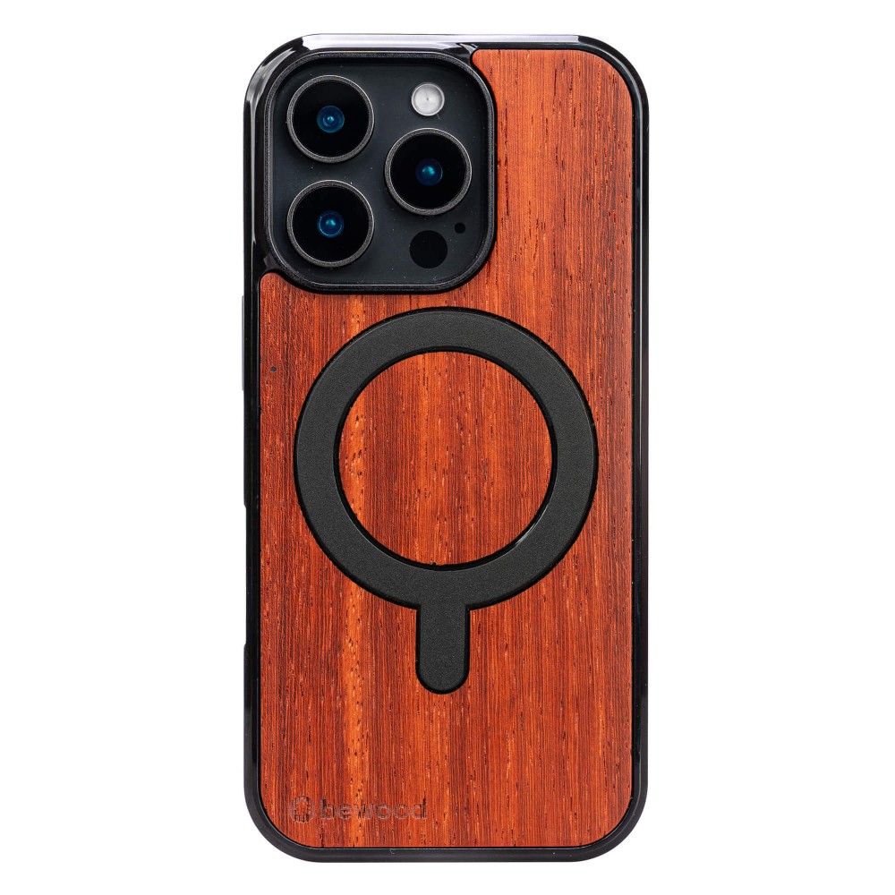 Bewood Holzhülle Für Iphone 16 Pro Padouk Mit Magsafe