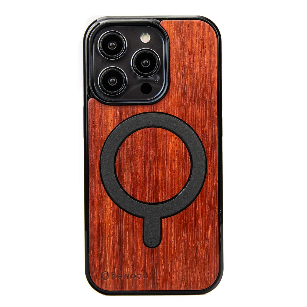 Bewood Holzhülle Für Iphone 15 Pro Padouk Mit Magsafe