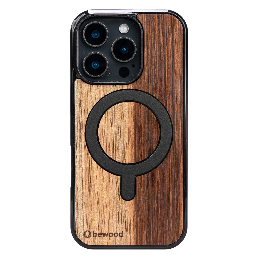 Bewood Holzhülle Für Iphone 16 Pro Mango Mit Magsafe