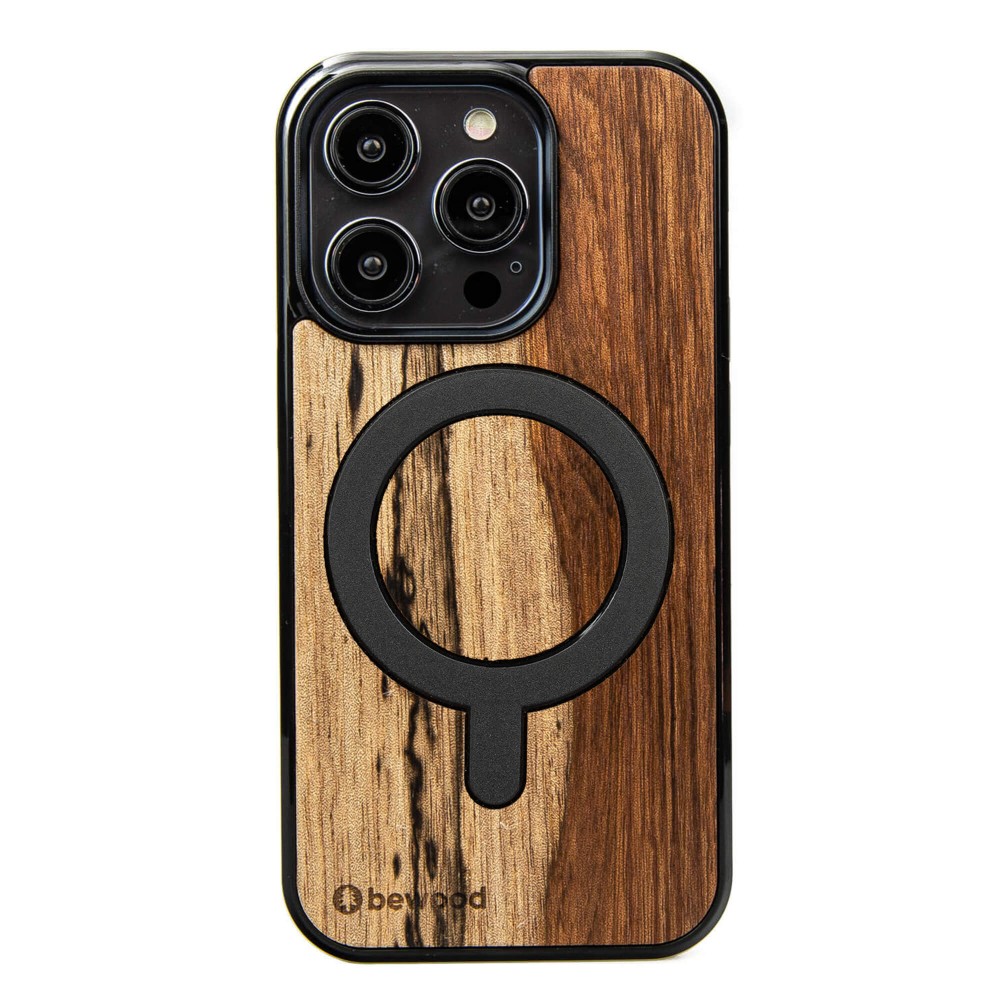 Bewood Holzhülle Für Iphone 15 Pro Mango Mit Magsafe