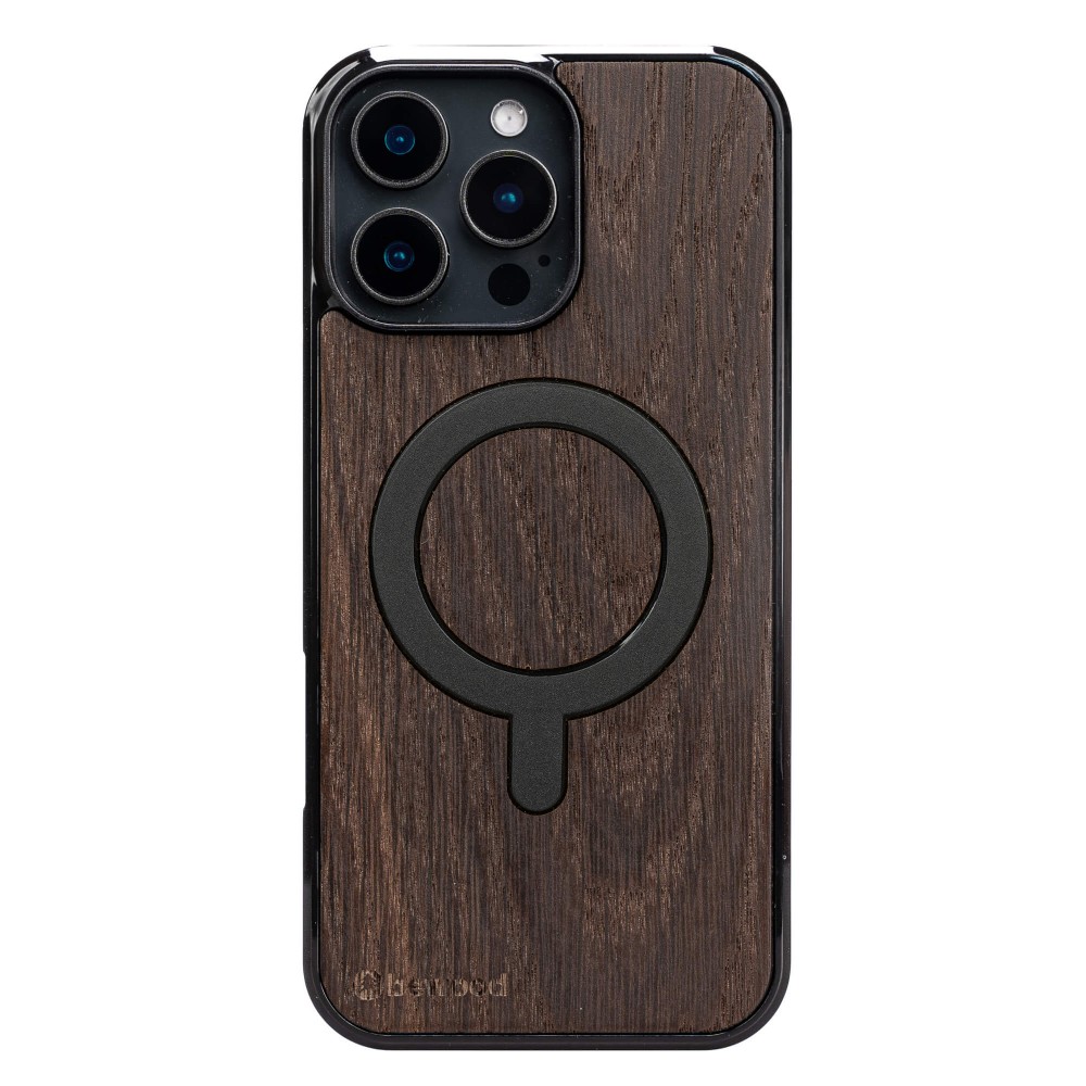 Bewood Holzhülle Für Iphone 16 Pro Max Smoked Oak Mit Magsafe