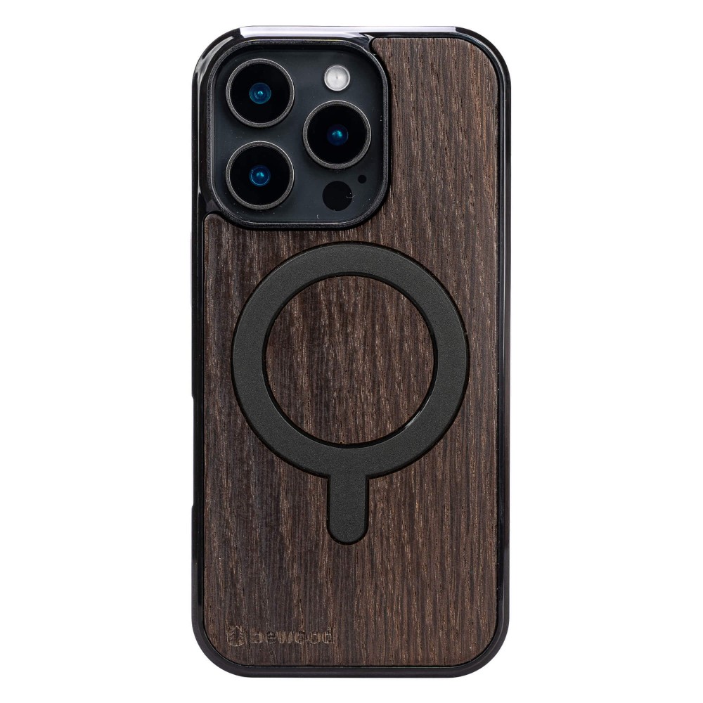 Bewood Holzhülle Für Iphone 16 Pro Smoked Oak Mit Magsafe