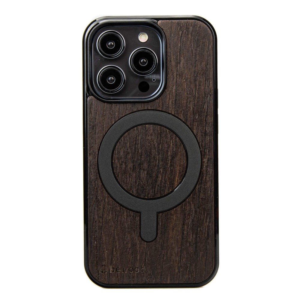 Bewood Holzhülle Für Iphone 15 Pro Smoked Oak Mit Magsafe