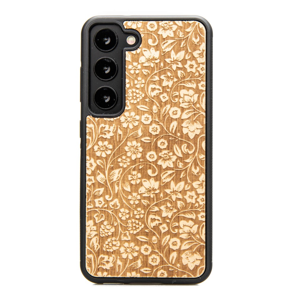 Bewood Holzhülle Für Samsung Galaxy S23 Wild Flowers Aniegre